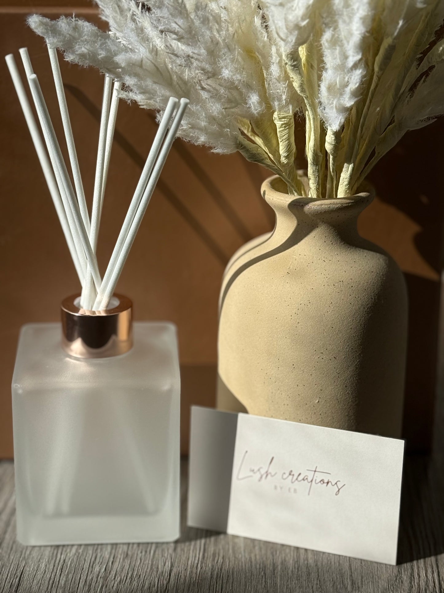 Frosted White Square Reed Diffuser 200ml