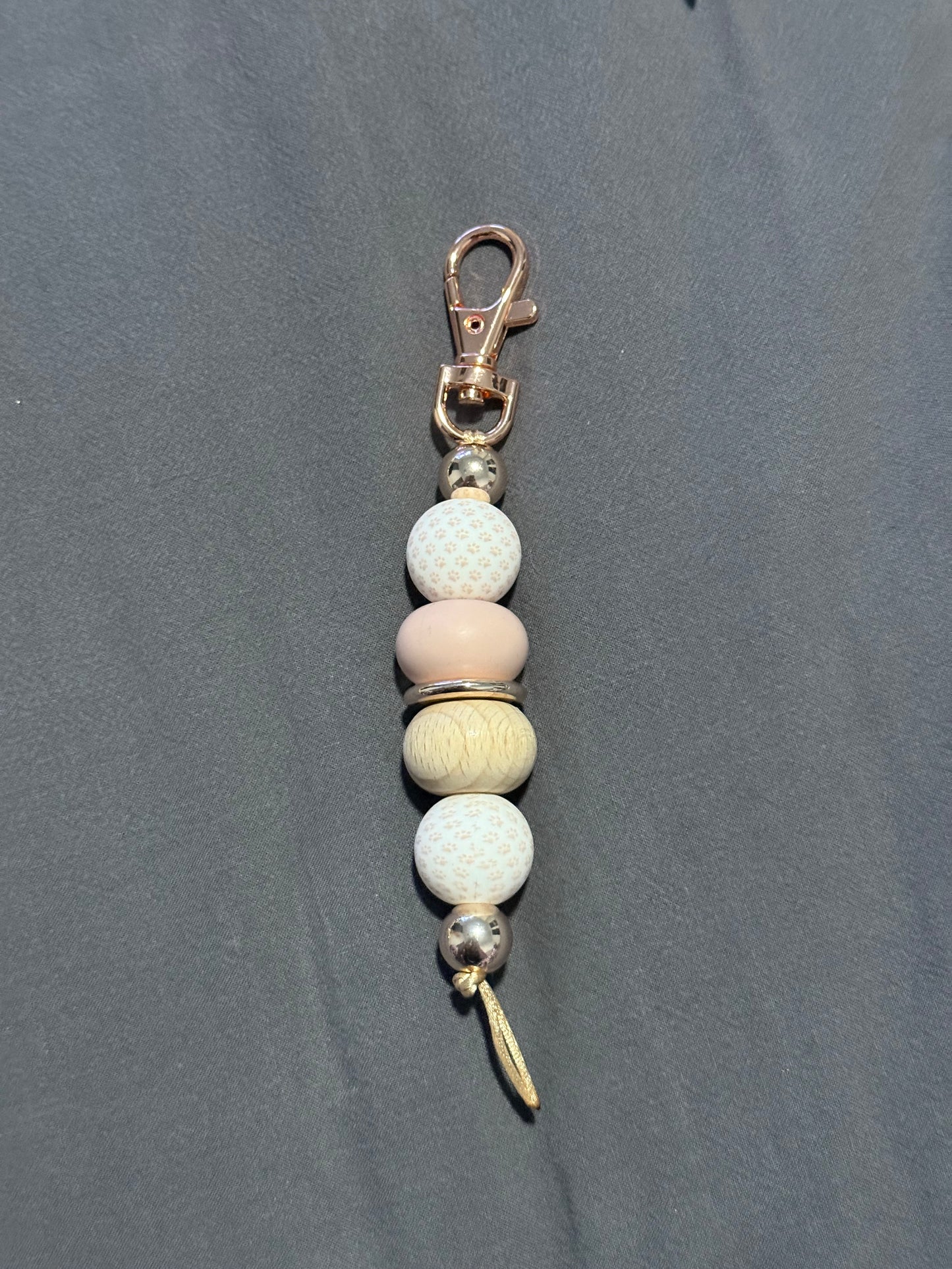Paw Prints Keyring
