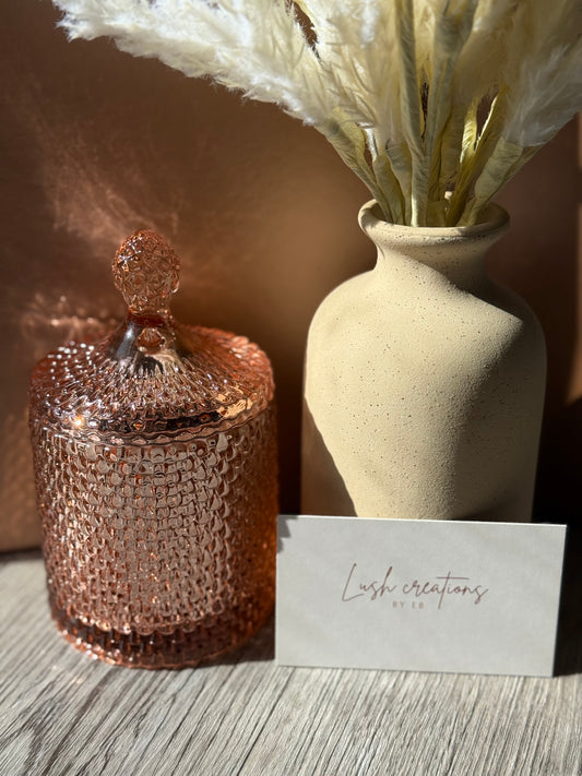 Rose Gold Tear Drop Candle